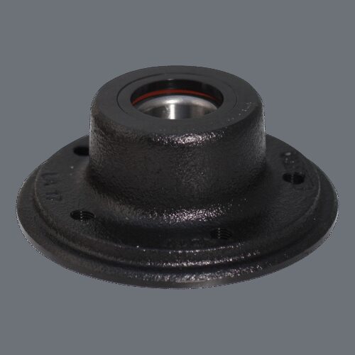 naaf met naafdop, flensmoer en lagers compactlager 112x5