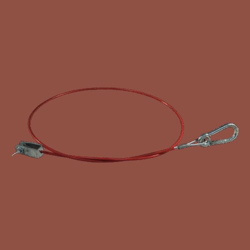 breekkabel 1200mm rood gaffel met pen