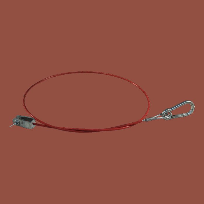 breekkabel 1200mm rood gaffel met pen