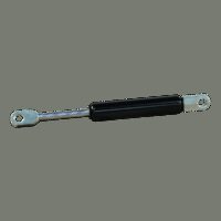 gasdrukveer (G) 08-19 200 483 350N cilinder met UV lak gitzwart RAL 9005