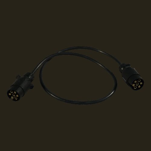 extension cable 7 pole 1,0m. plastic connector