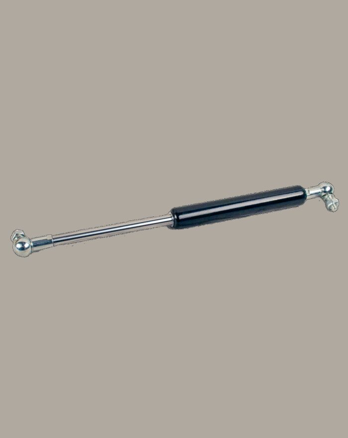 gasdrukveer (G) 14-28 250 640 2100N cilinder staal met standaard lak gitzwart RAL9005 kogelgewricht, radiaal inb. 35