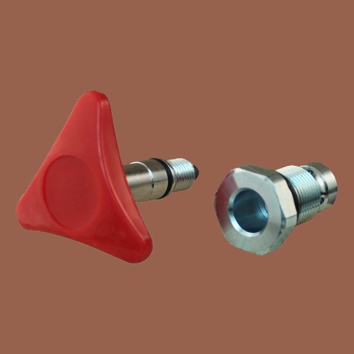 adapterset draaiknop zwart > rood PMS12-25-45