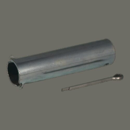 asbus en splitpen neuswiel Ø20mm 84mm verzinkt
