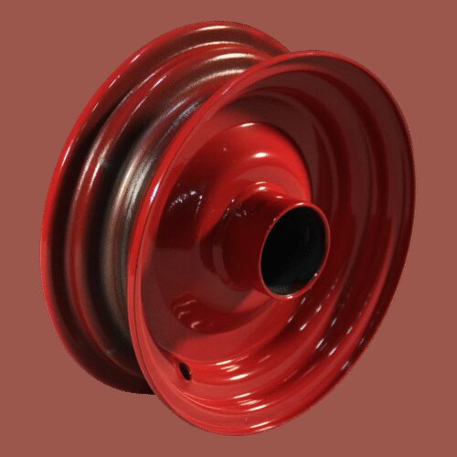 wiel 2.50Ax8H2 ET0 kogellager zitting NL100 staal rood