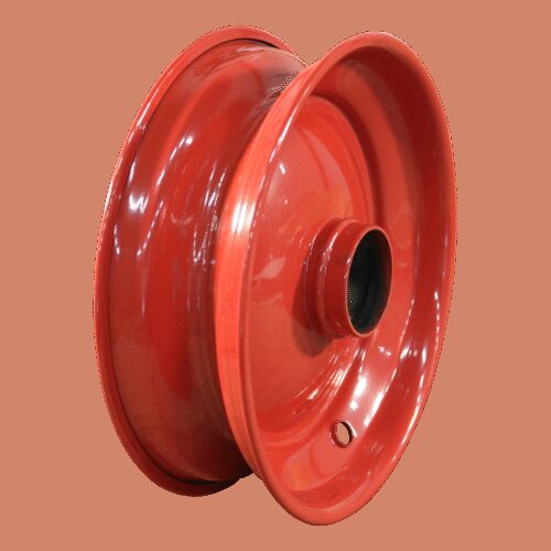 wiel 2.50Ax8H2 ET0 kogellager zitting NL75 staal rood