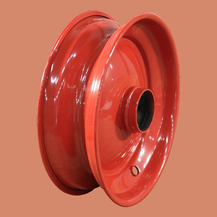 wiel 2.50Ax8H2 ET0 kogellager zitting NL75 staal rood