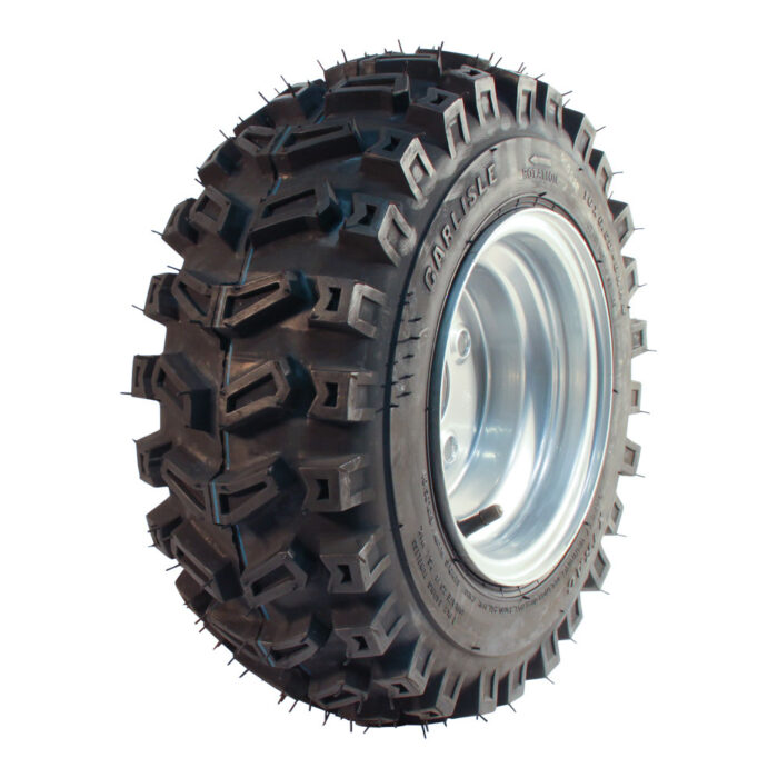 luchtband + wiel 16x6.50-8 X-Trac 2PR + 5.50x8H2 ET0 60/100/4 49 A3 staal grijs
