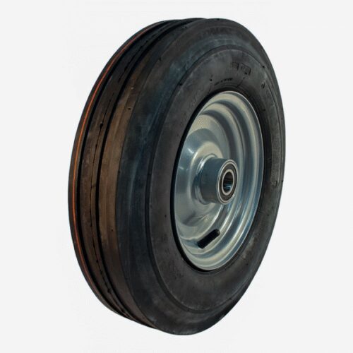luchtband + wiel 3.50-8 V-8502 4PR + 2.50Ax8H2 ET0 NL90 49 A3 staal grijs