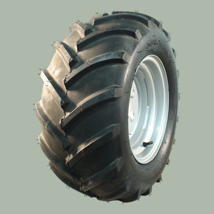 luchtband + wiel 23x8.50-12 HF-255 4PR + 7.00x12 ET0 94/140/5 A3 staal grijs links