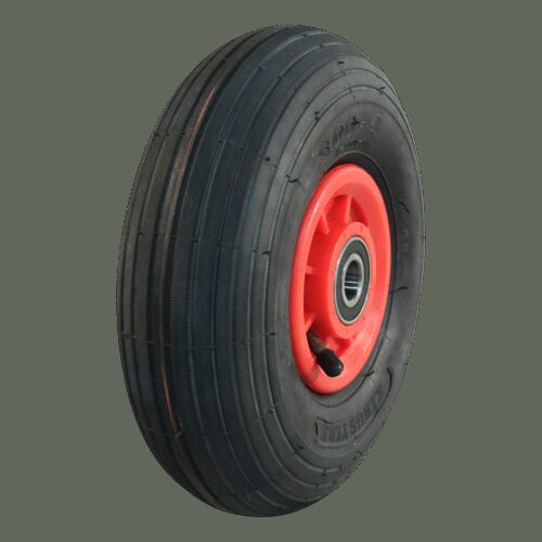 luchtband + wiel 3.00-4 S-2301 2PR + 2.10x4 NL75 kunststof rood