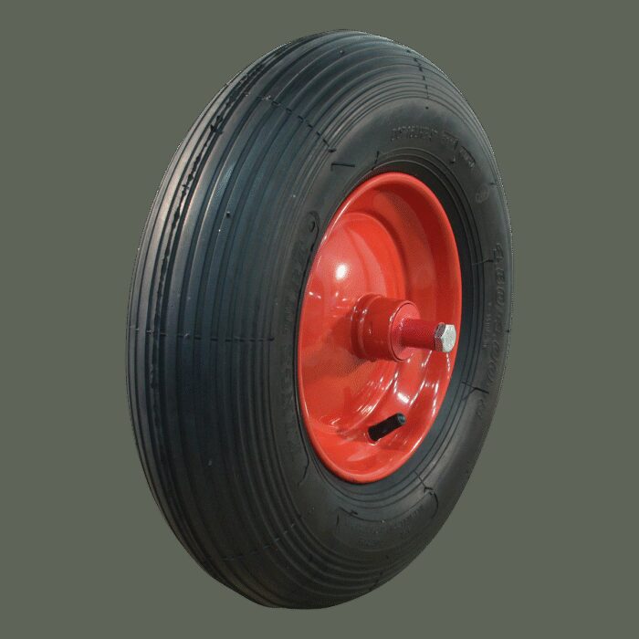 luchtband + wiel 4.80/4.00-8 S-2301 2PR + 2.50Ax8 ET0 NL96 45 A3 staal rood