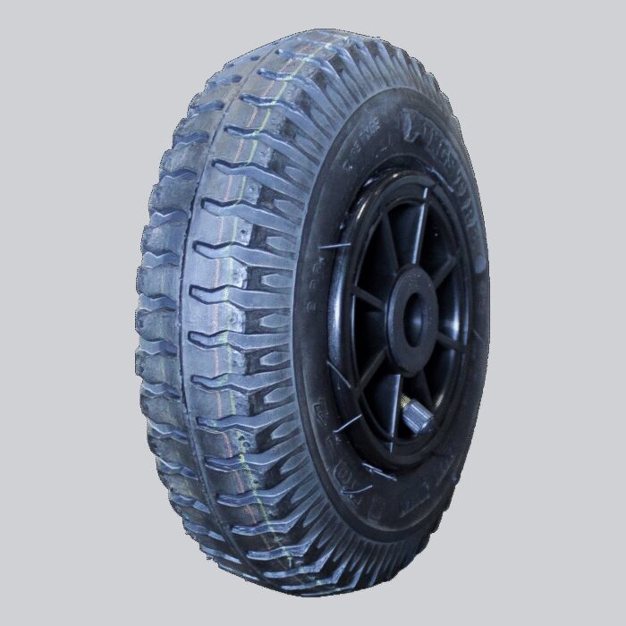 luchtband + wiel 2.50-4 V-6606 2PR 2.10x4 rollager Ø20 NL75 kunststof zwart
