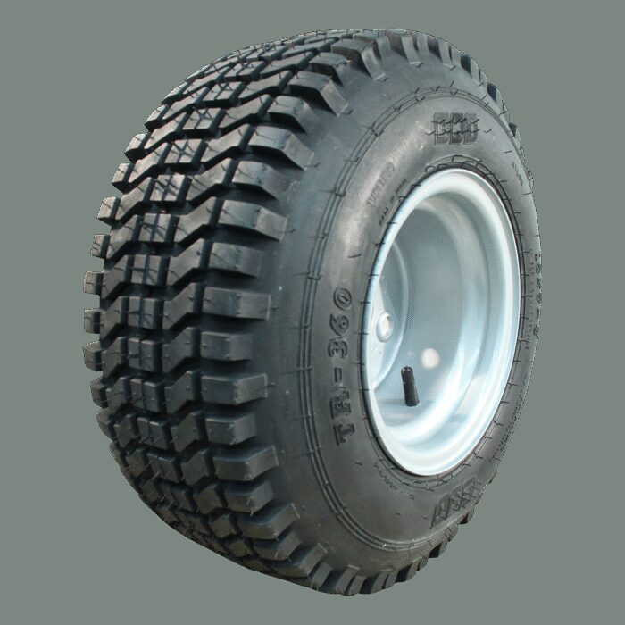 luchtband + wiel 18x7.00-8 TR-360 6PR + 5.50x8H2 ET0 60/100/4 76 A6 staal grijs