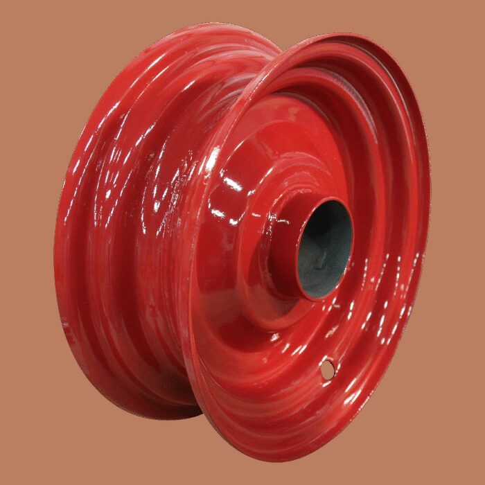 wiel 2.50Ax8H2 ET0 kogellager zitting NL90 staal rood