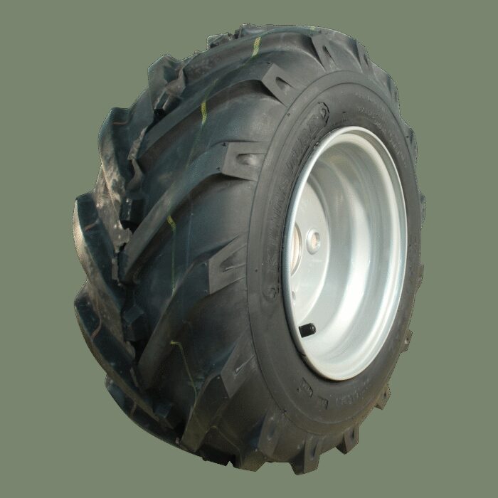 luchtband + wiel 16x6.50-8 V-8501 4PR + 5.50x8H2 ET0 60/100/4 64 A4 staal grijs rechts