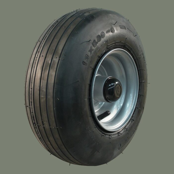 luchtband + wiel 15x6.00-6 V-3503 4PR + 4.50Ax6 ET0 NL88 65 A3 staal grijs