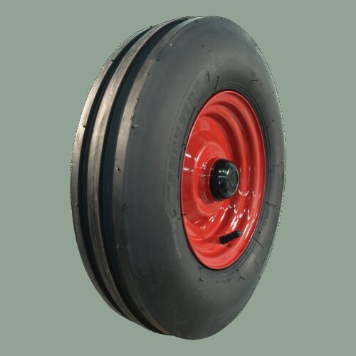 luchtband + wiel 4.80/4.00-8 V-8502 4PR + 2.50Ax8H2 ET-17 NL88 staal rood