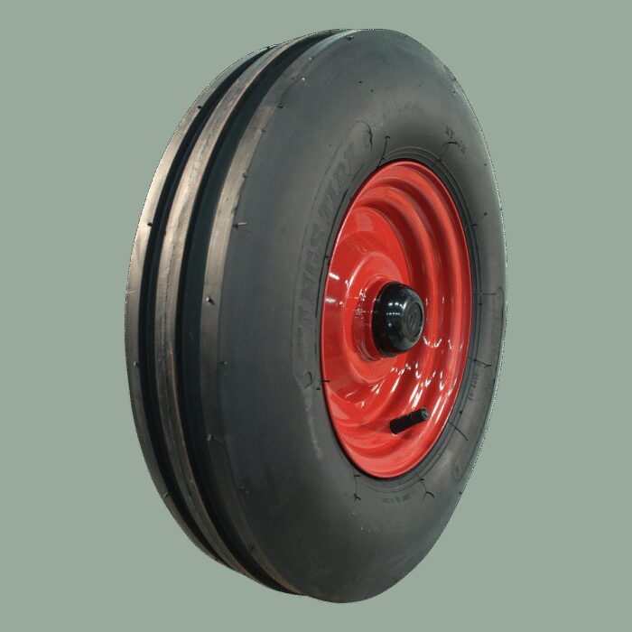 luchtband + wiel 4.80/4.00-8 V-8502 4PR + 2.50Ax8H2 ET-17 NL88 staal rood