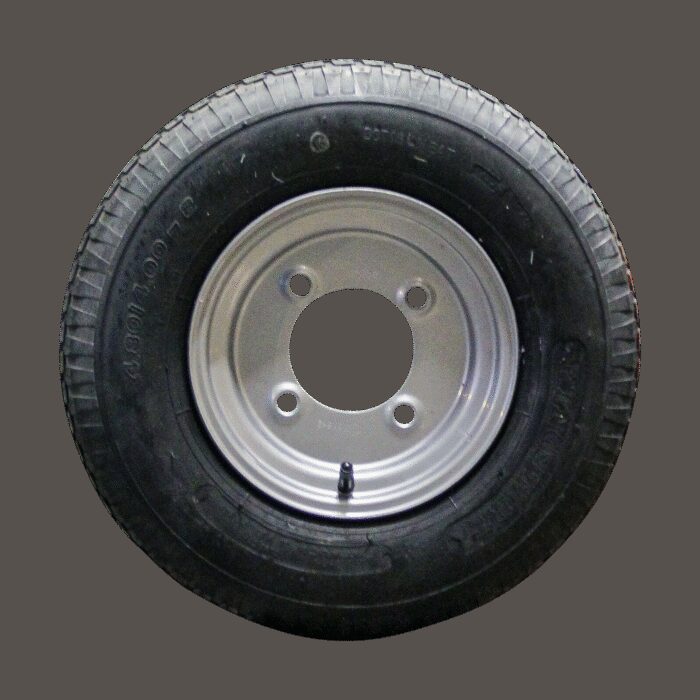 luchtband + wiel 4.80/4.00-8 V-6635 4PR + 2.50Ax8H2 ET0 85/115/4 staal grijs - Afbeelding 3