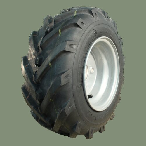 luchtband + wiel 16x6.50-8 V-8501 4PR + 5.50x8H2 ET0 60/100/4 64 A4 staal grijs rechts