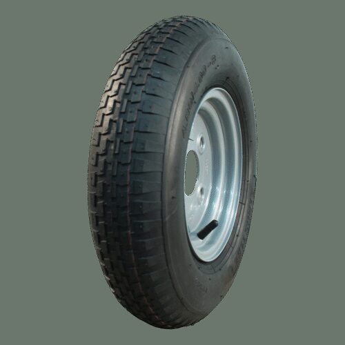 luchtband + wiel 4.80/4.00-8 V-6635 4PR + 2.50Ax8H2 ET0 60/100/4 staal grijs