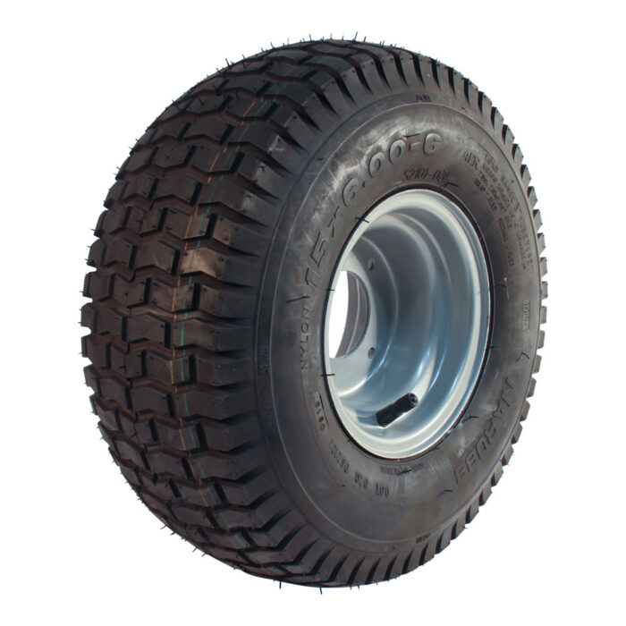 luchtband + wiel 13x5.00-6 S-2101 4PR + 4.50Ax6H2 ET0 60/90/4 52 A3 staal grijs