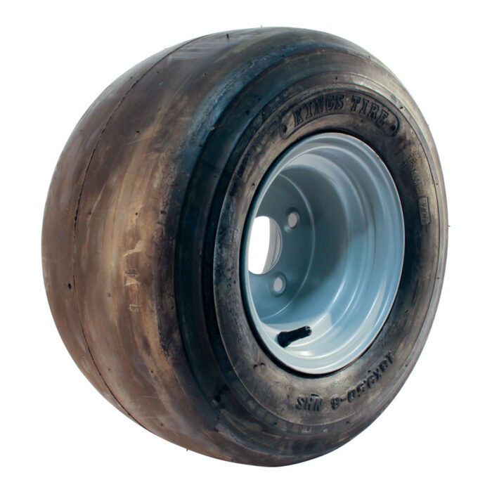 luchtband + wiel 18x9.50-8 KT-739 / SL68 4PR + 7.00Bx8H2 ET0 60/100/4 A3 staal grijs