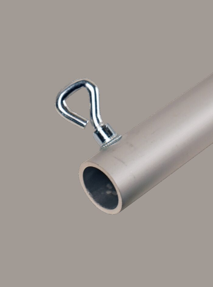 beugel voor vlakzeil 1000-1450 aluminium - Afbeelding 2