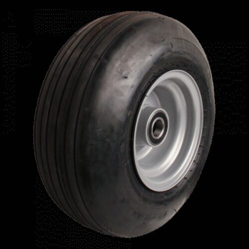 luchtband + wiel 15x6.00-6 V-3503 4PR + 4.50Ax6 ET0 kogellager Ø25 NL75 65 A3 staal grijs