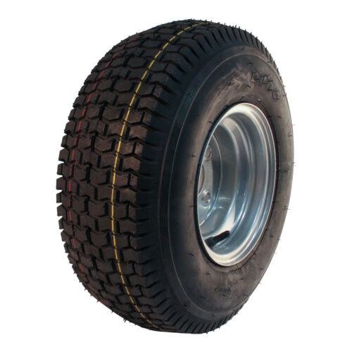 luchtband + wiel 18x6.50-8 HF-224 4PR + 5.50x8H2 ET0 60/100/4 A3 staal grijs