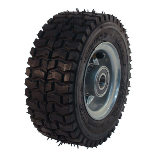 luchtband + wiel 9x3.50-4 Turf Saver 4PR + 2.10-4 ET0 kogellager Ø20 NL75 40 A6 staal grijs