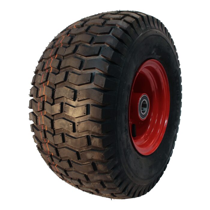 luchtband + wiel 18x9.50-8 V-3502 6PR + 7.00Bx8H2 ET0 NL150 A3 staal rood