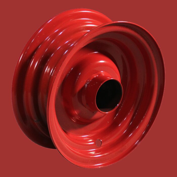wiel 3.00Dx8H2 ET0 kogellager zitting NL88 staal rood