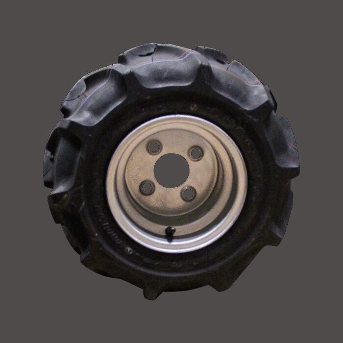 luchtband + wiel 17x8.00-8 DI-1001 4PR + 7.00Bx8H2 ET0 60/100/4 A3 staal grijs rechts - Afbeelding 2