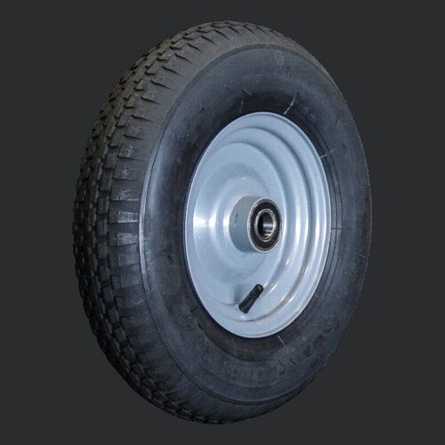luchtband + wiel 4.80/4.00-8 V-6635 4PR + 2.50Ax8H2 ET0 NL90 staal grijs