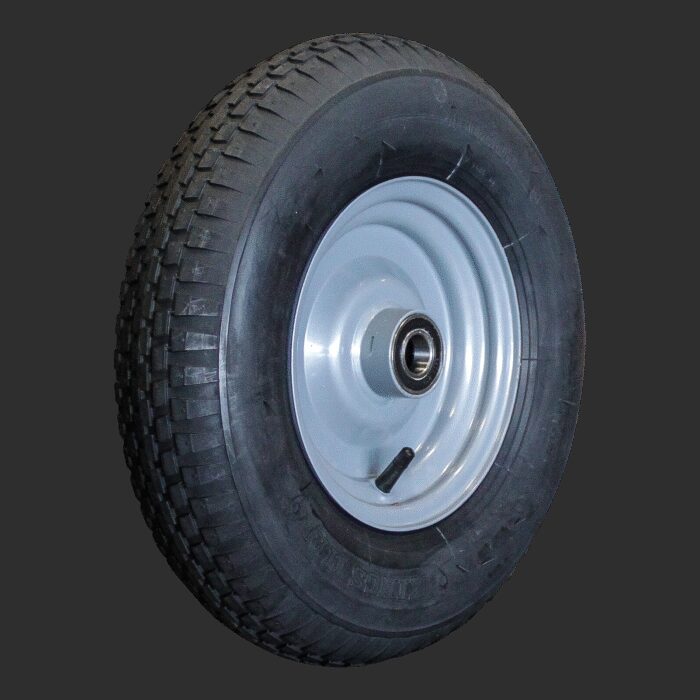 luchtband + wiel 4.80/4.00-8 V-6635 4PR + 2.50Ax8H2 ET0 NL90 staal grijs
