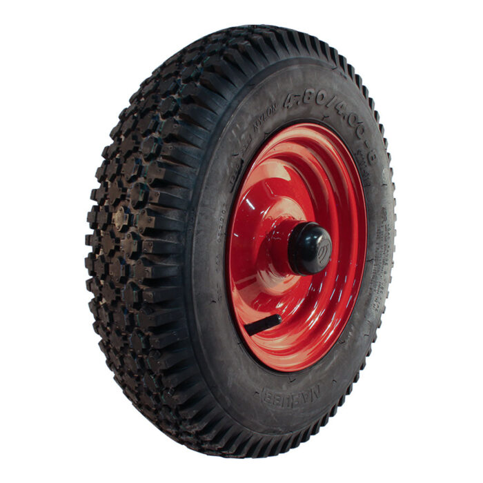 luchtband + wiel 4.80/4.00-8 S-2202 4PR + 2.50x8H2 ET-8 NL88 A3 staal rood
