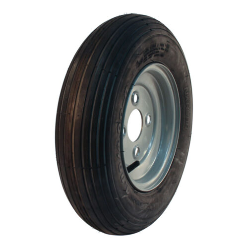 luchtband + wiel 4.80/4.00-8 S-2301 2PR + 2.50Ax8H2 ET0 60/100/4 45 A3 staal grijs