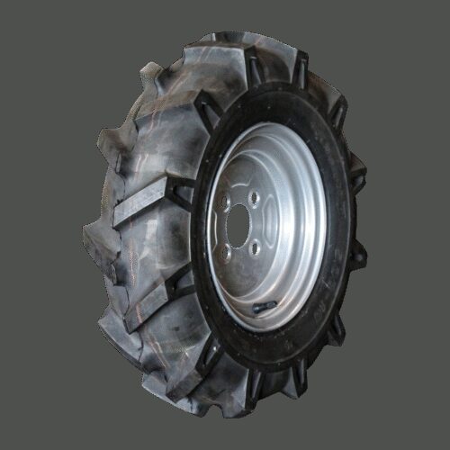 luchtband + wiel 5.00-10 V-8803 4PR + 3.50Bx10H2 ET0 60/100/4 60 A3 staal grijs rechts