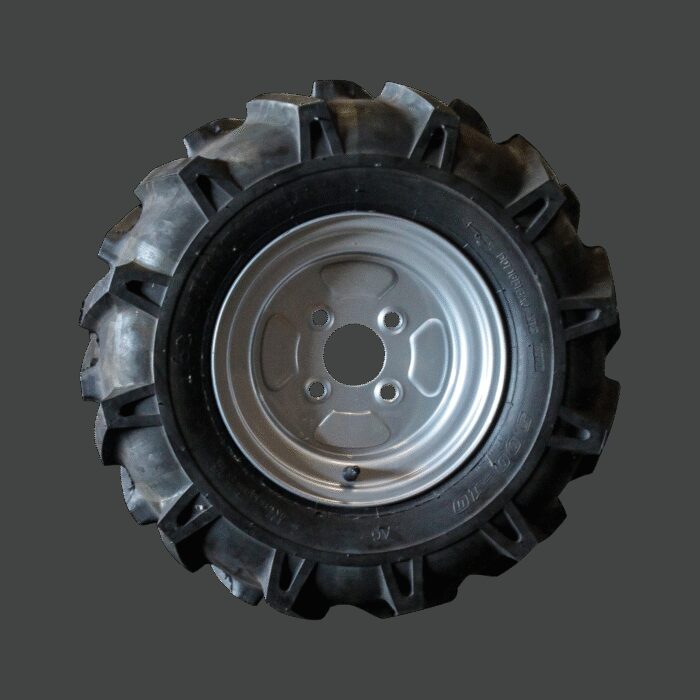 luchtband + wiel 5.00-10 V-8803 4PR + 3.50Bx10H2 ET0 60/100/4 60 A3 staal grijs rechts - Afbeelding 2