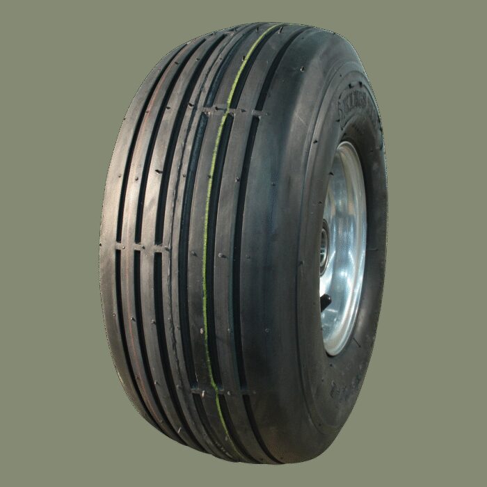 luchtband + wiel 15x6.00-6 V-3503HD 10PR + 4.50Ax6 ET0 NL90 staal grijs