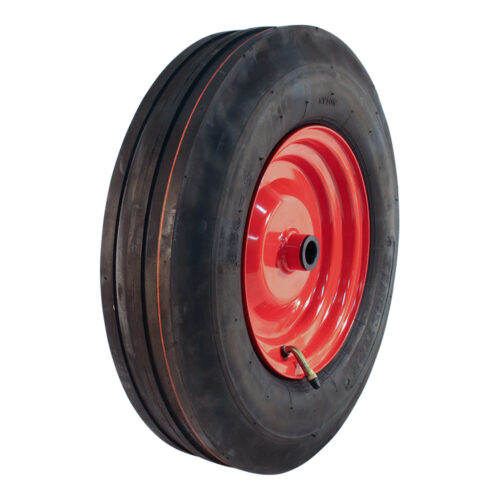 luchtband + wiel 3.50-8 V-8502 4PR + 2.50Ax8H2 ET0 NL69 49 A3 staal rood