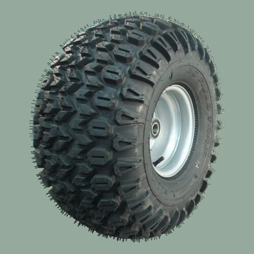 luchtband + wiel 22.5x10-8 (255/75-8) HD Field Trax 3PR + 7.00Ax8H2 ET0 NL90 45 F staal grijs