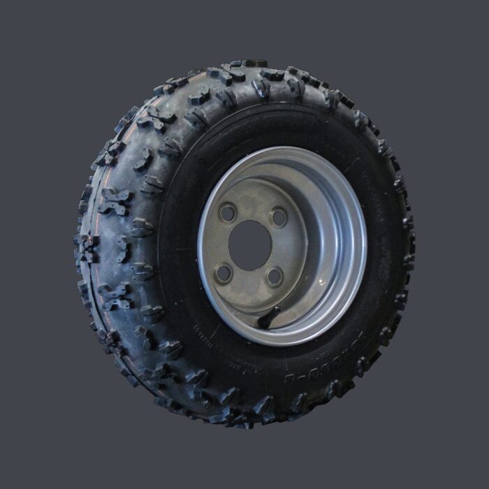 luchtband + wiel 16x6.50-8 V-8505 2PR + 5.50x8H2 ET0 60/100/4 50 A6 staal grijs