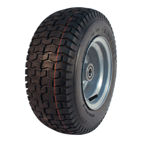 luchtband + wiel 16x6.50-8 V-3502 4PR + 5.50Ax8H2 ET0 NL90 staal grijs