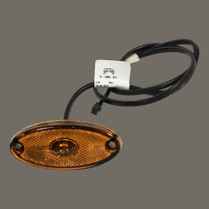 zijmarkeringslamp Flatpoint II led DC kabel 1000mm