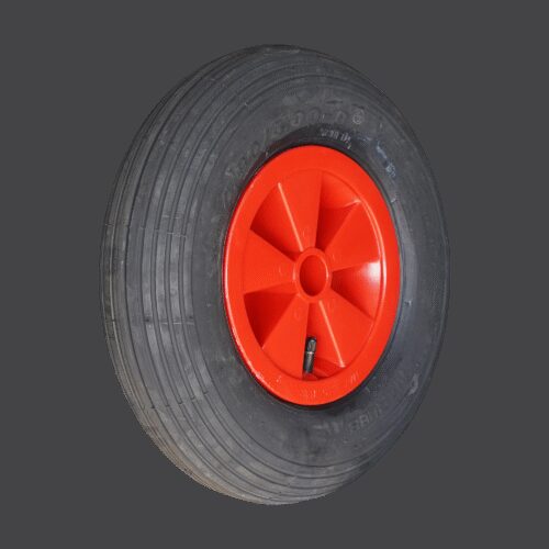 luchtband + wiel 4.80/4.00-8 S-2301 2PR + 2.50Ax8 NL75 45 A3 kunststof rood