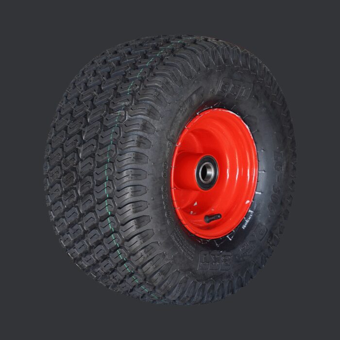 luchtband + wiel 20x10.00-8 LG-306 6PR + 7.00Bx8H2 ET0 kogellager Ø30 NL150 A3 staal rood