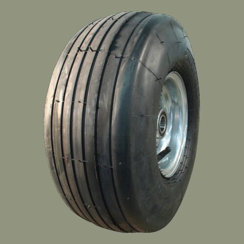 luchtband + wiel 15x6.00-6 V-3503 6PR + 4.50Ax6 ET0 NL90 A3 staal grijs